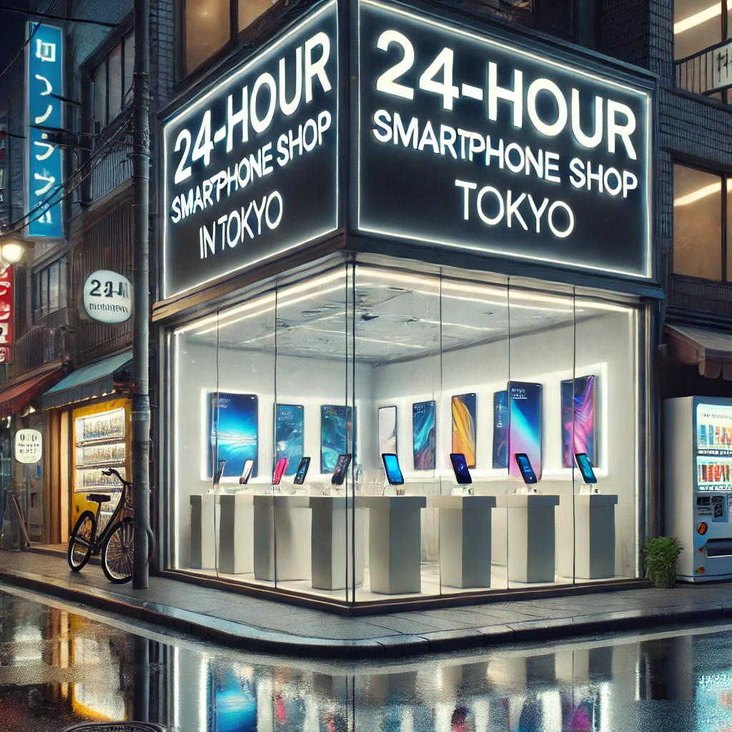 都内で２４時間営業しているスマホ販売店